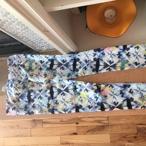 Ivivva Girls Geometric/Floral Print Leggings